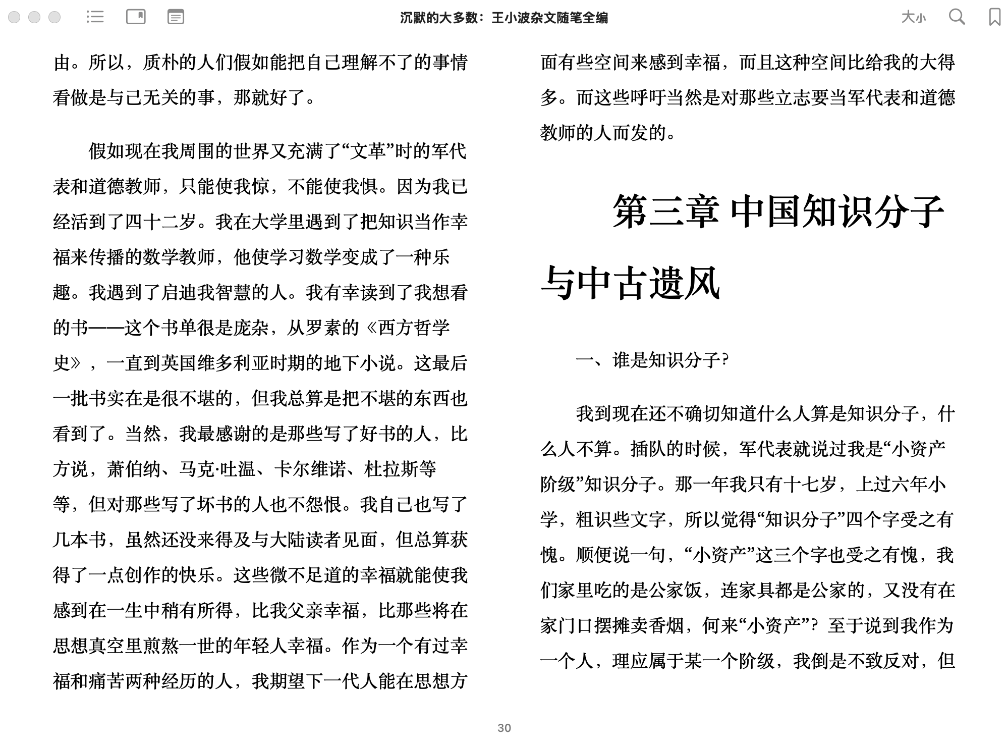 沉默的大多数：王小波杂文随笔全编 (王小波) 1997中国青年出版社.epub 第2页